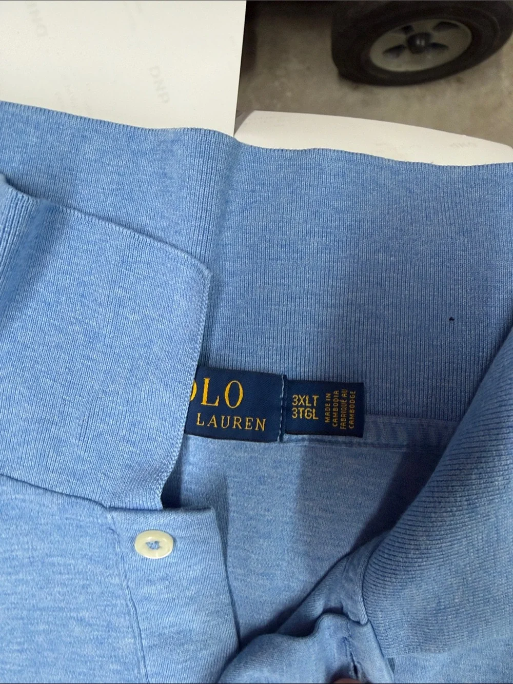Ralph Lauren Men's Heather Sky Blue Polo